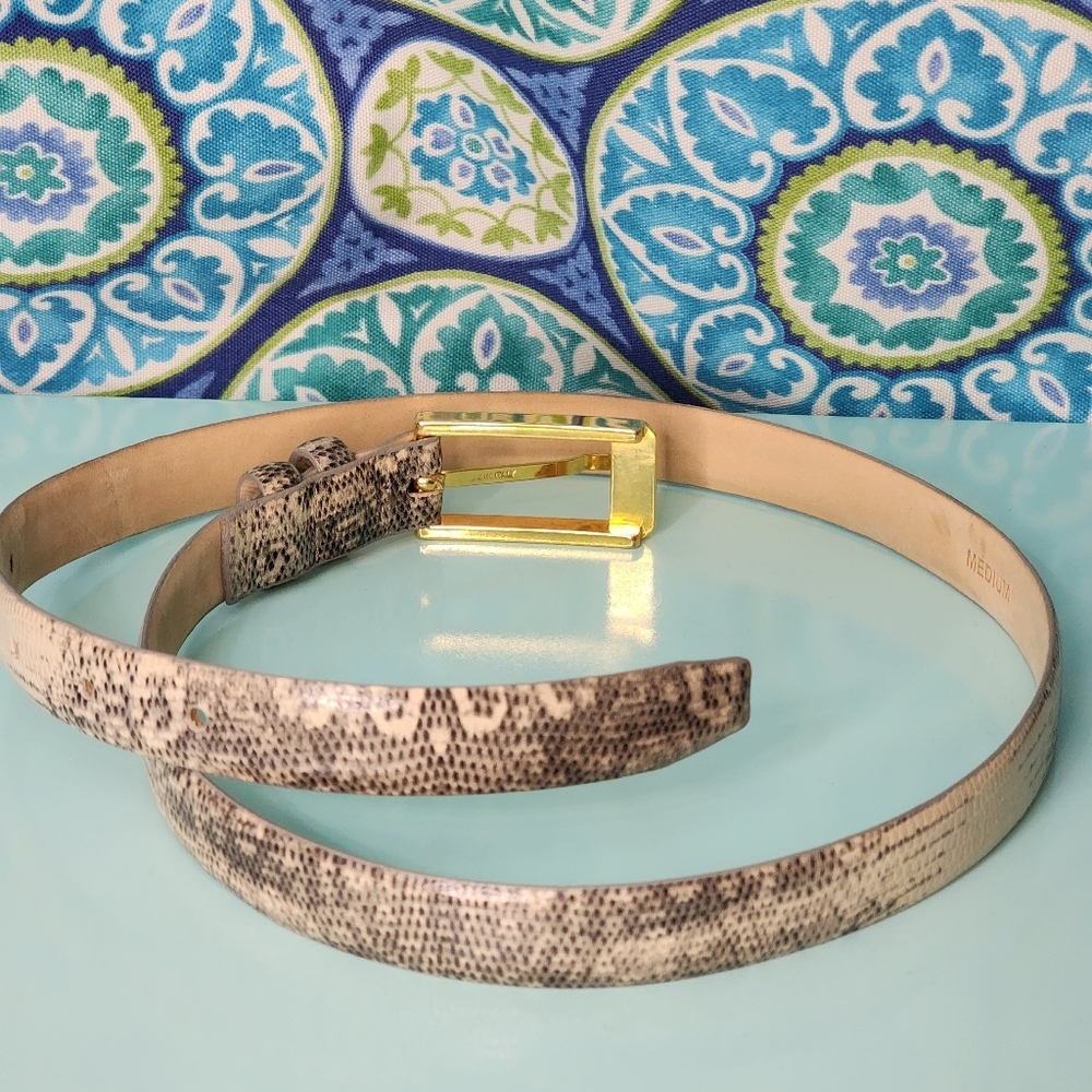 Saks Fifth Avenue Italian Calfskin Belt - Picture 6 of 7